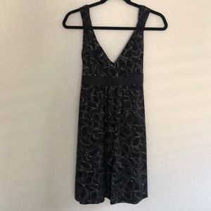 Betsey Johnson flowy black dress